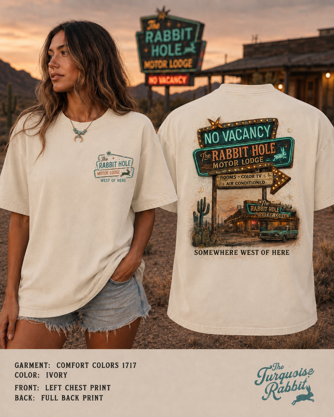 No Vacancy Tee - Rabbit Hole Motor Lodge