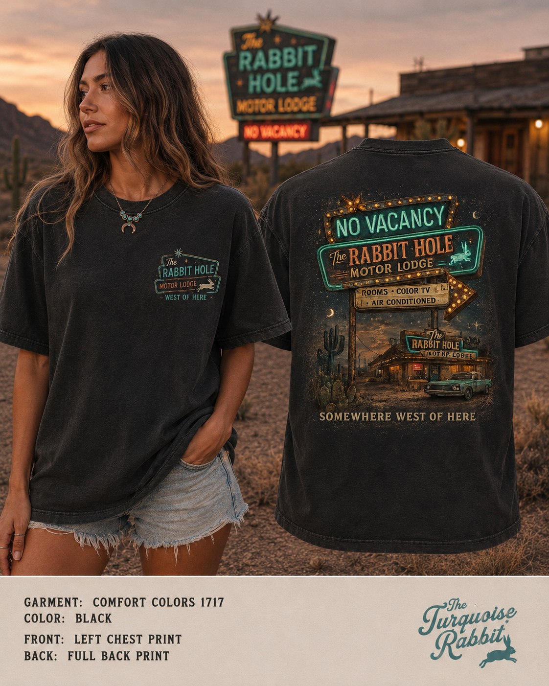 No Vacancy Tee - Rabbit Hole Motor Lodge