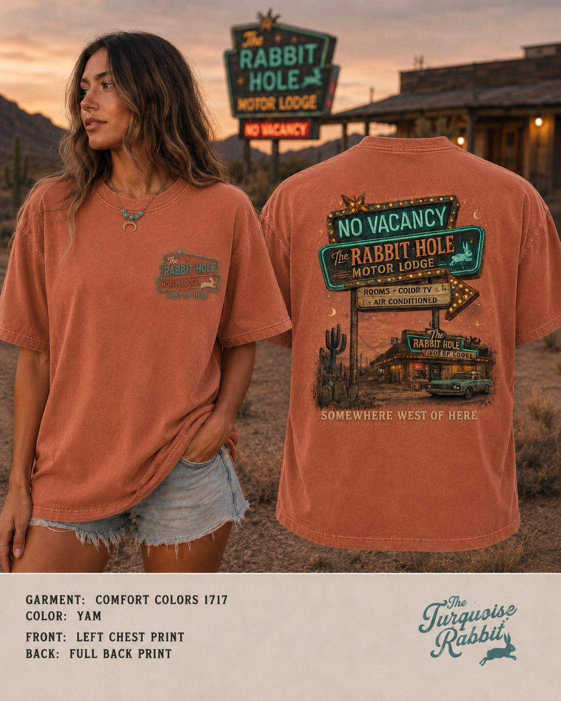 No Vacancy Tee - Rabbit Hole Motor Lodge