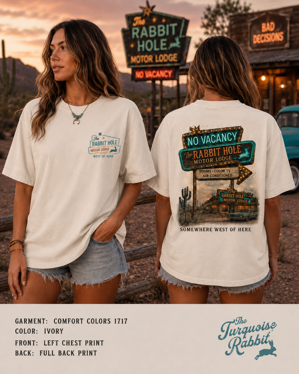 No Vacancy Tee - Rabbit Hole Motor Lodge