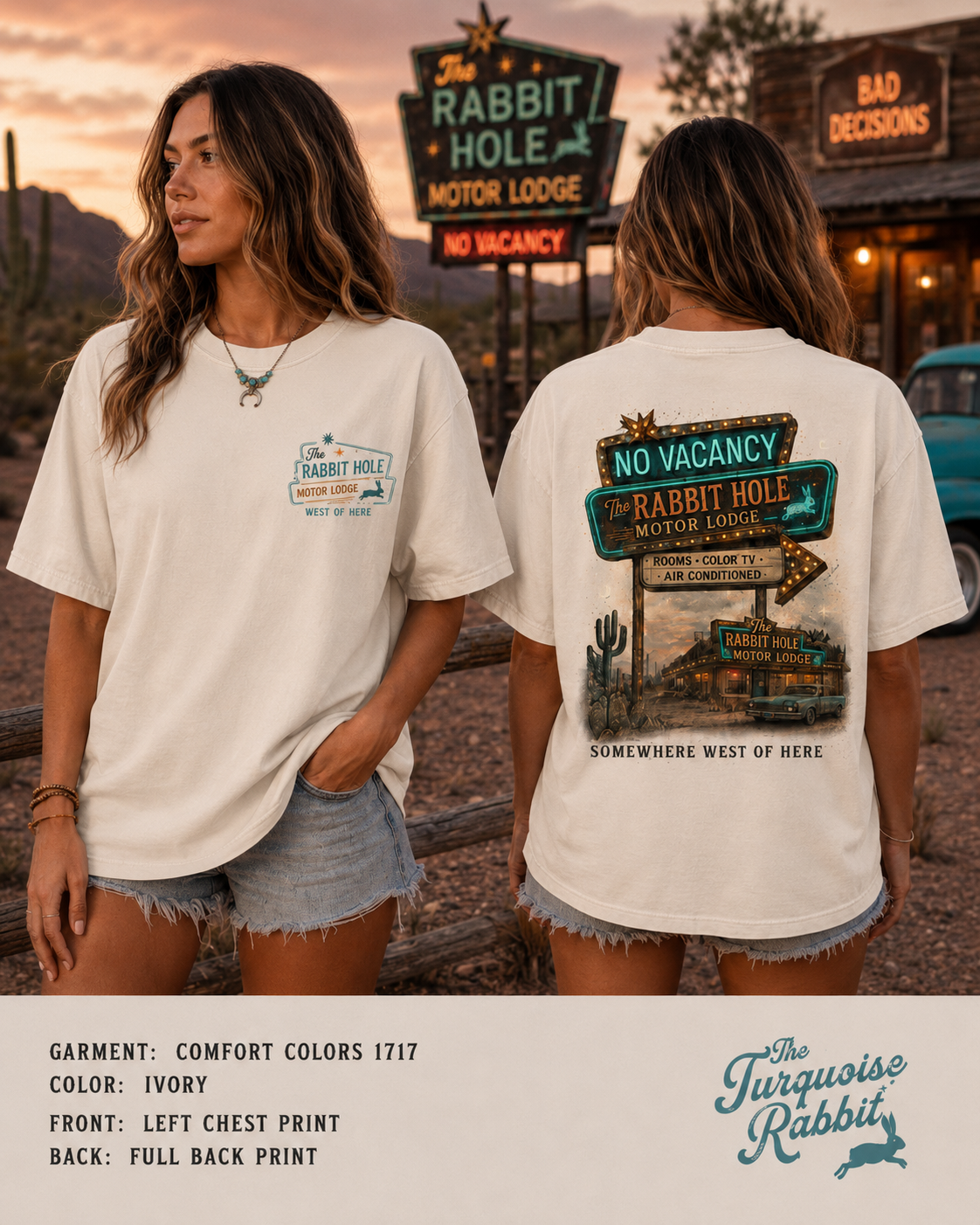 No Vacancy Tee - Rabbit Hole Motor Lodge