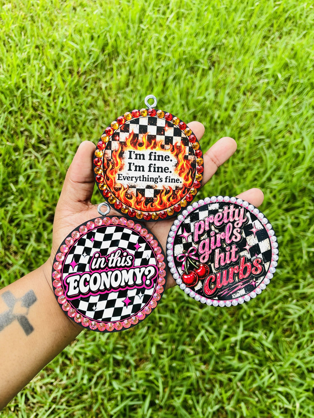 3.5" Car Charm Accessory