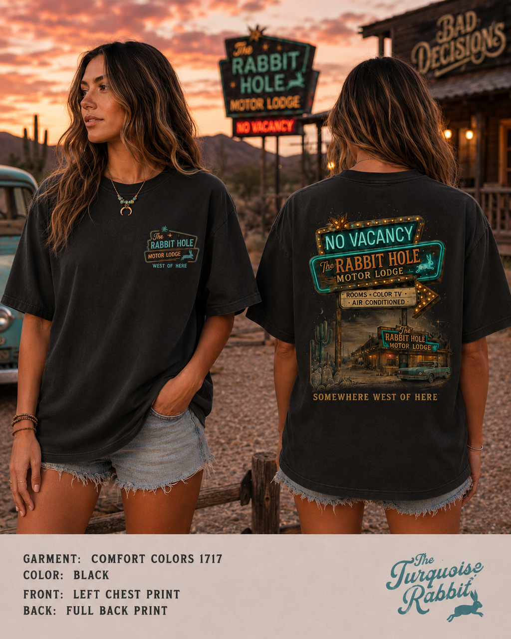 No Vacancy Tee - Rabbit Hole Motor Lodge