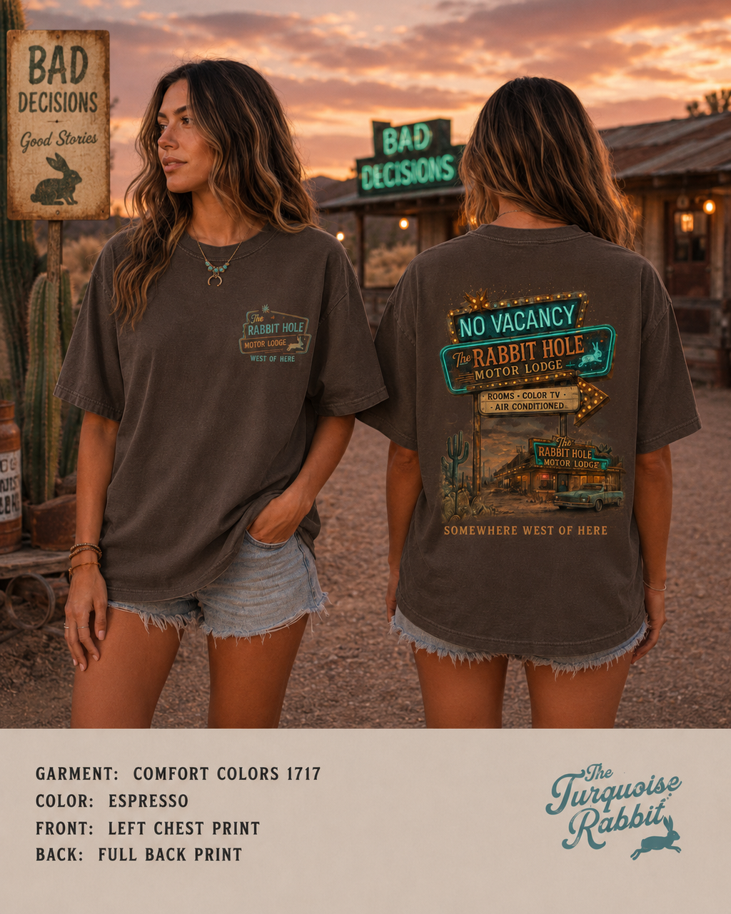 No Vacancy Tee - Rabbit Hole Motor Lodge