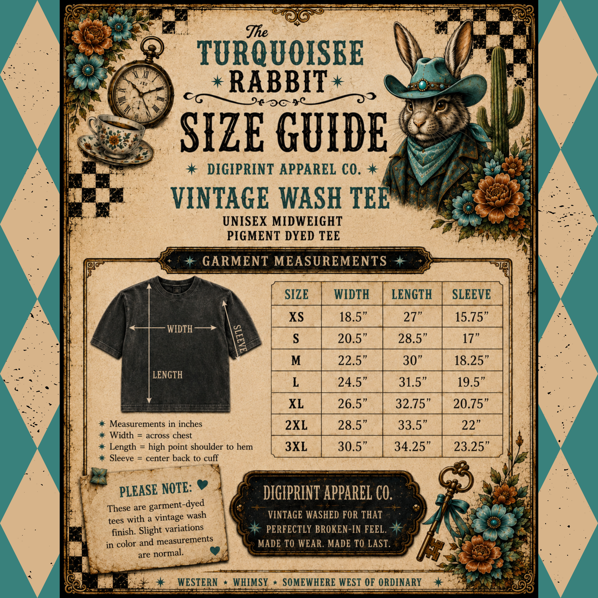 Little Witch Duck Vintage Wash Halloween Tee