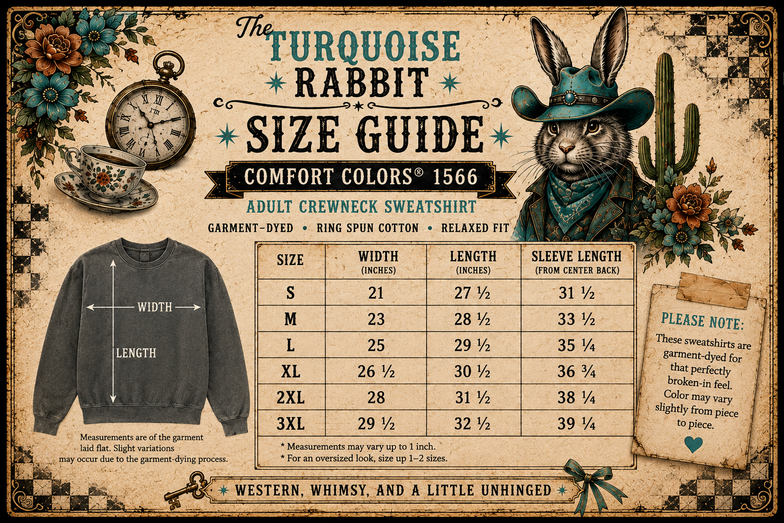 Room 1974 Crewneck - Rabbit Hole Motor Lodge