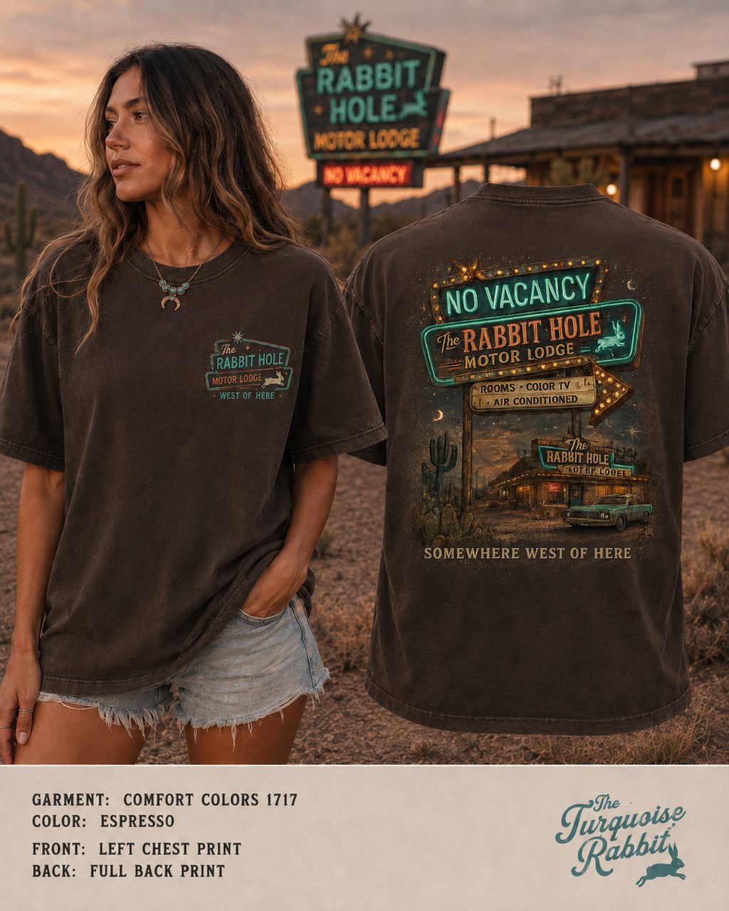 No Vacancy Tee - Rabbit Hole Motor Lodge