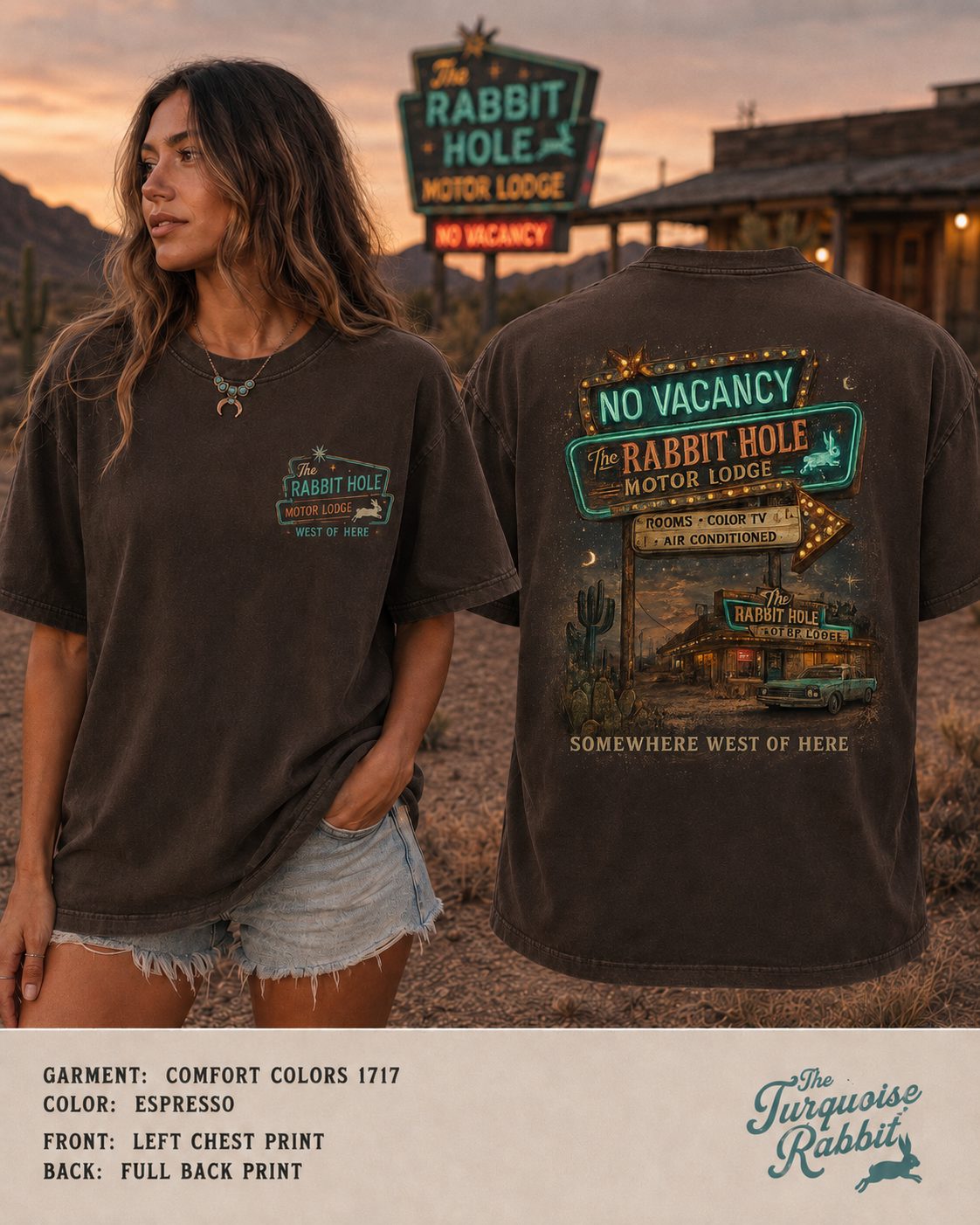 No Vacancy Tee - Rabbit Hole Motor Lodge